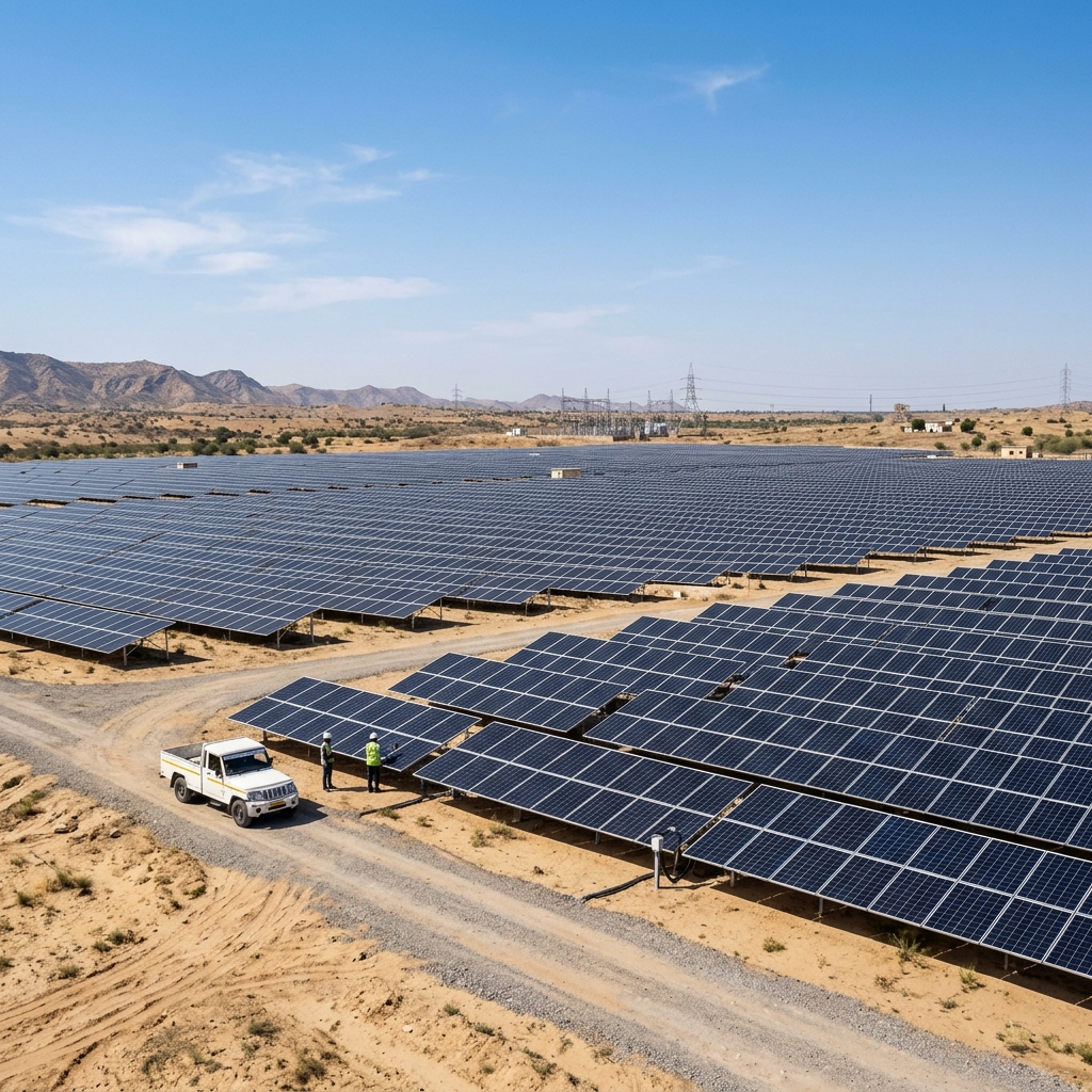 5 MW Solar Park Rajasthan